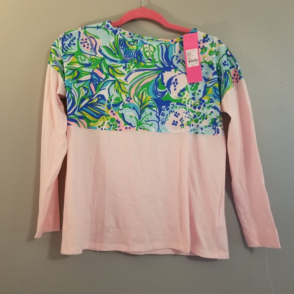 Lilly Pulitzer Mini Finn Tee in Feline Good - Picture 4 of 5